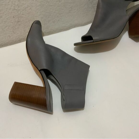 Vince ‘Faye’ Open Toe Gray Bootie size 6.5 - Picture 9 of 11